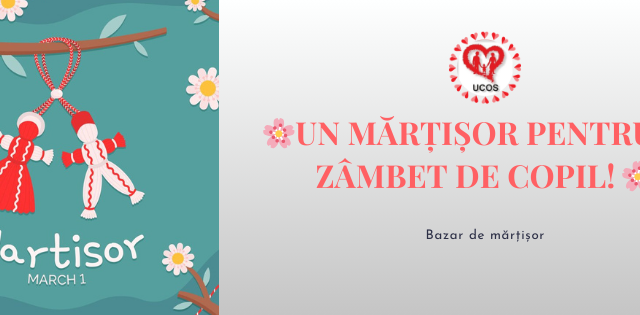 🌸 Un mărțișor pentru un zâmbet de copil! 🌸