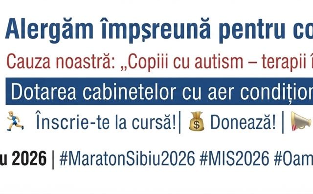 Alergăm împreună pentru copiii cu autism! 🏃‍♂️